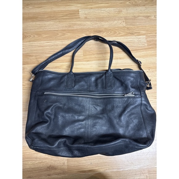 Still Nordic Leather Tote Bag Black Crossbody Shoulder Bag - Picture 7 of 10